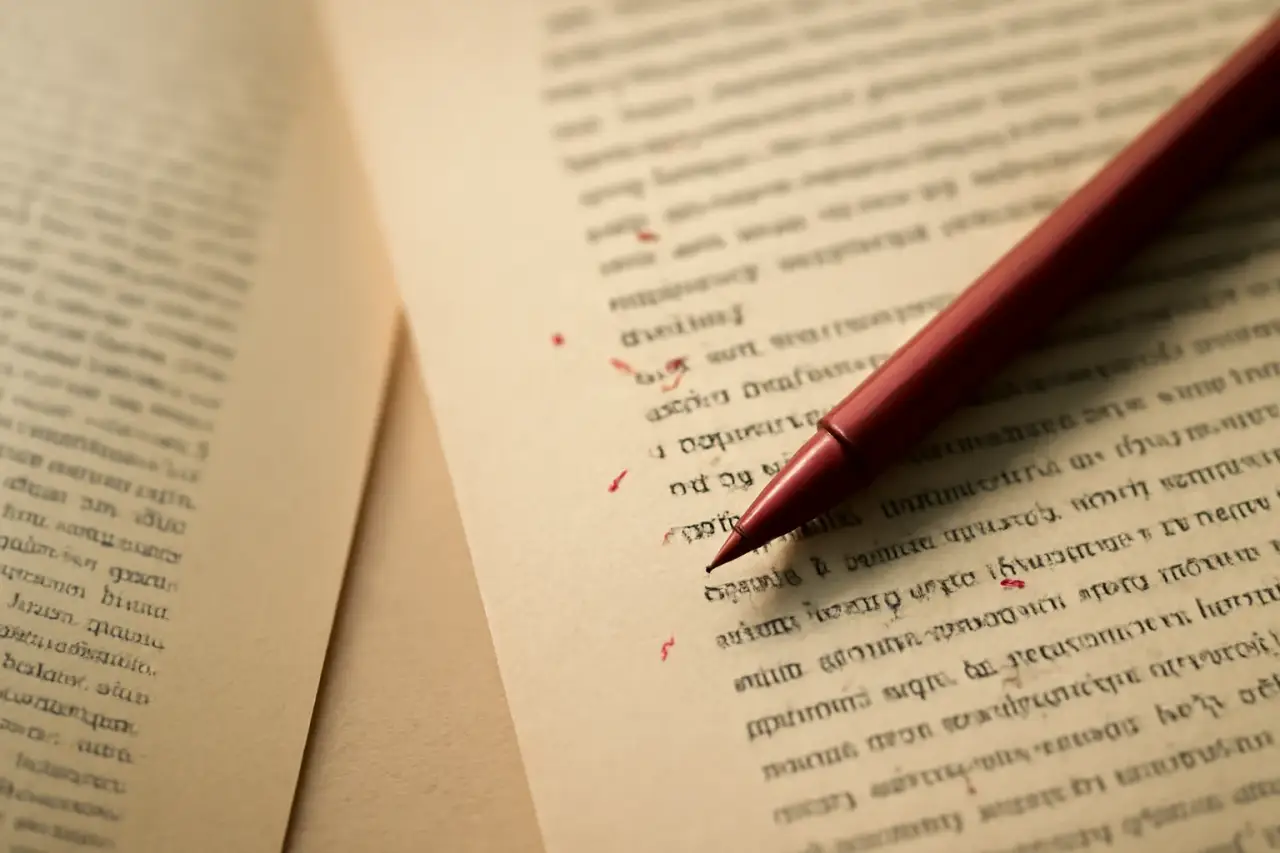 A second linguist’s line-by-line review against the source, before anything is certified — a separate step, not a self-check.